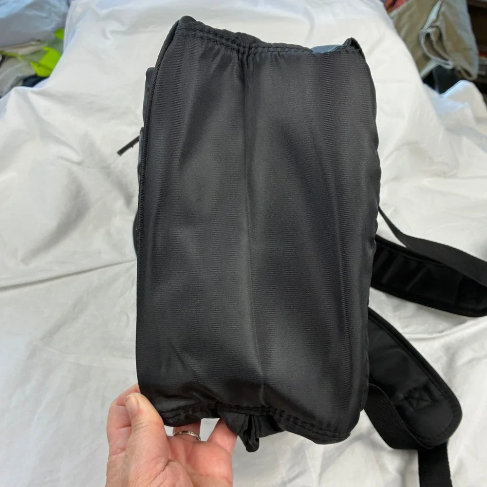 Eastsport Limited Black Nylon Backpack Minimalist Commuter School Bag 15in